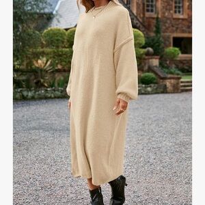 Amazon Oversized Knit Sweater dress